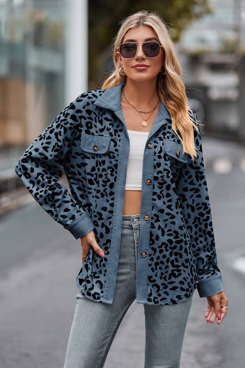 CWTSTL2119_AUTUMN LEOPARD PRINT SHIRT LONG-SLEEVED COAT