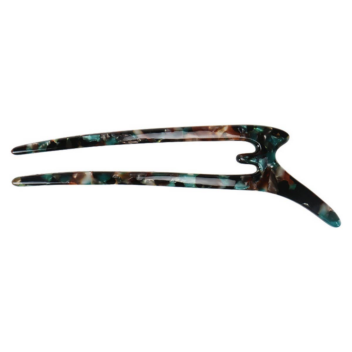 ACETATE LEOPARD PRINT U-SHAPED HAIRPIN_CWAHA4228
