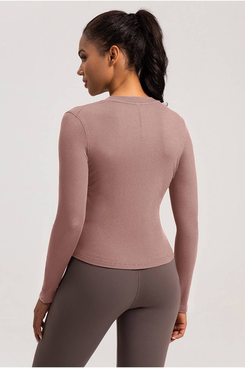 CWTBLL2921_MODAL SPORTS YOGA WEAR T-SHIRT TOP