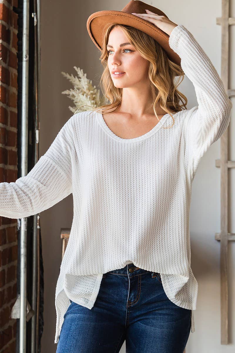 CWOSWL1833_SOFT LOOSE FIT PULLOVER SWEATER KNIT TOP