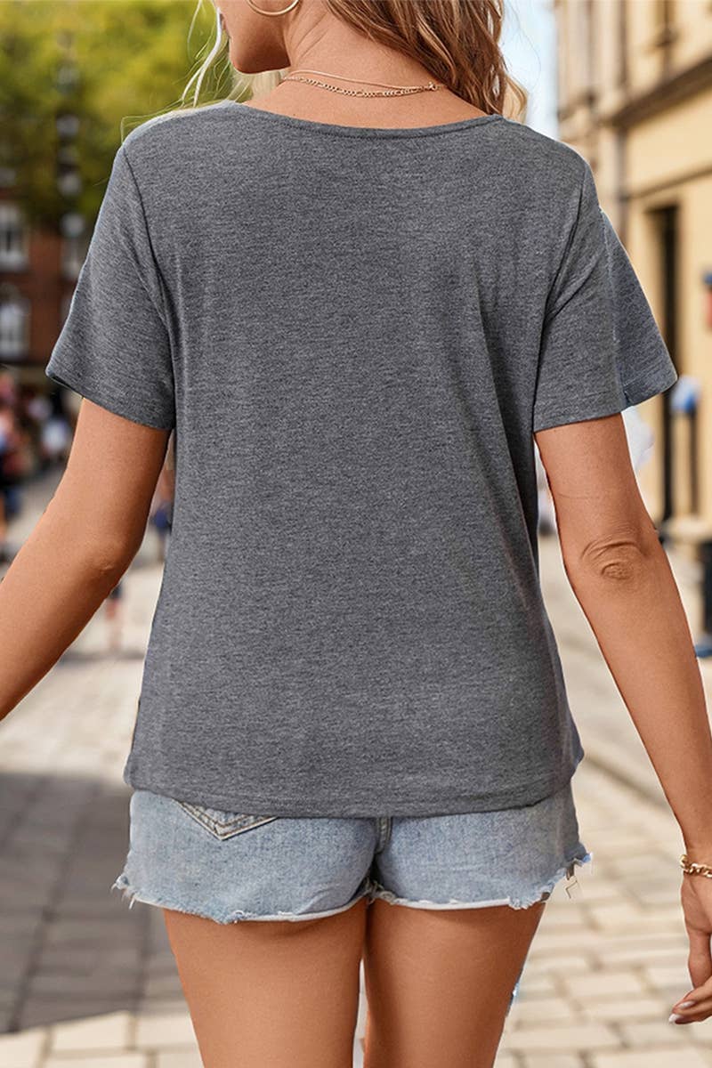 CWTSTS0525_NEW SUMMER SOLID COLOR CASUAL SHORT-SLEEVED TOPS