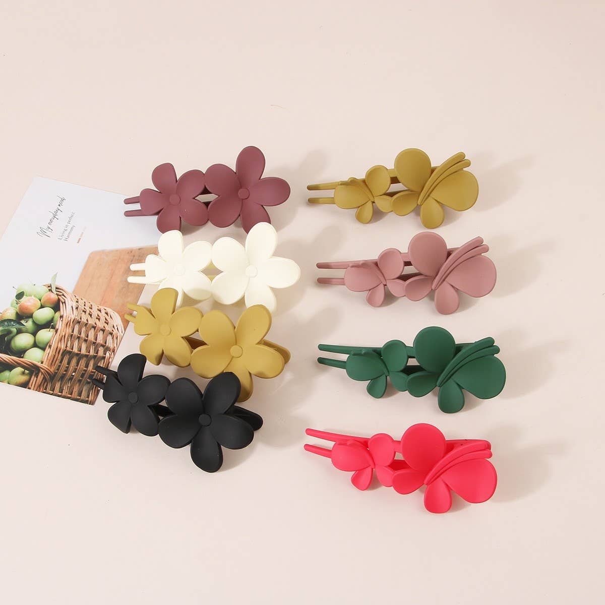 Butterfly & Flower Hair Clip ?“Updo Accessory_CWMM5006