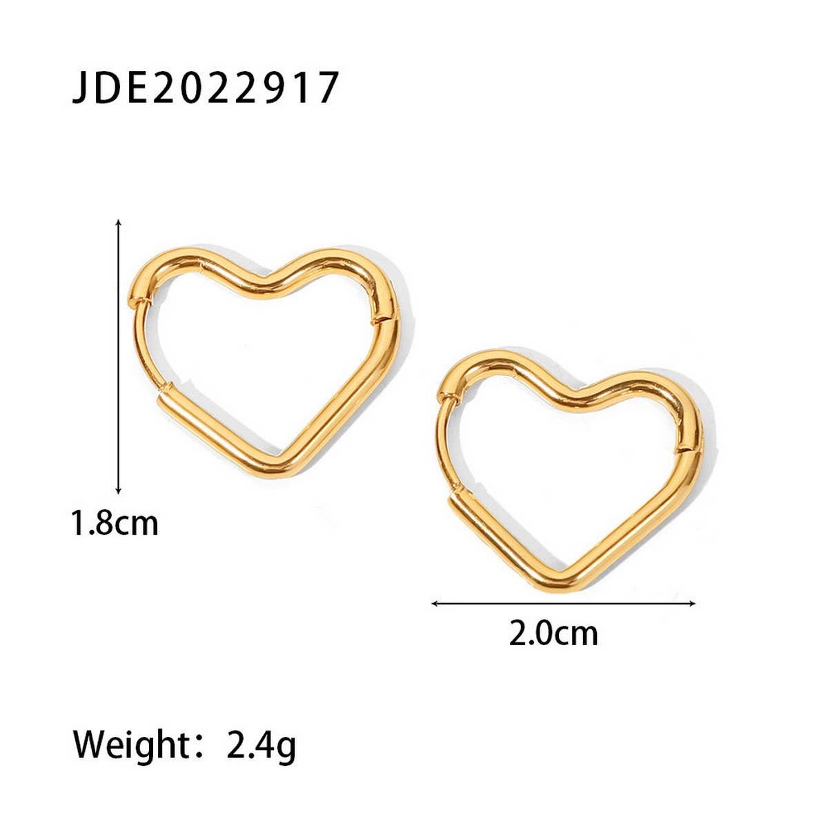PERSONALIZED HIGH-END GOLD PIGMENT HOOP EARRINGS_CWMM2350