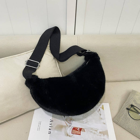 Fluffy Fur Bag Women Shoulder Crossbody Tote_CUAB00534