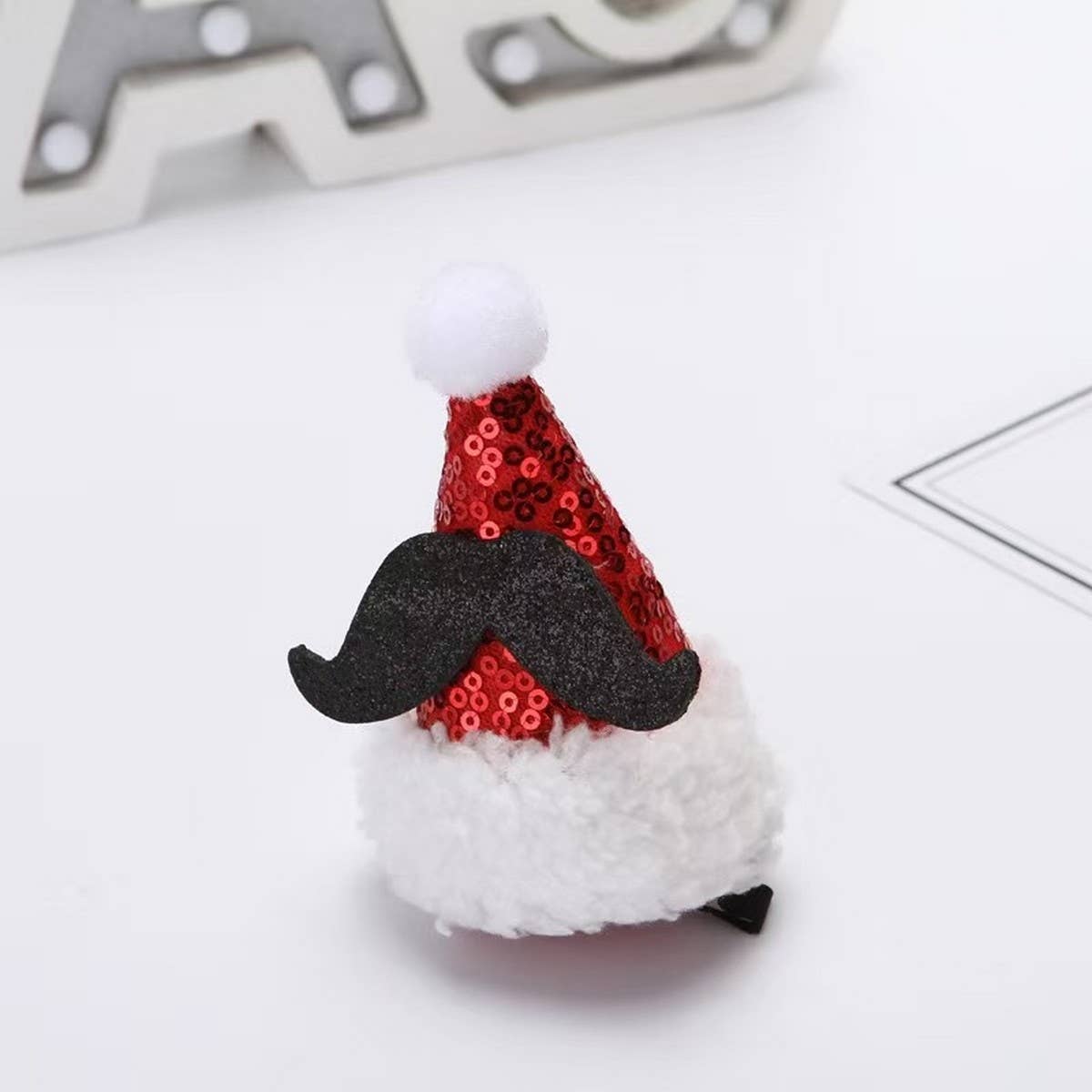 CHRISTMAS DECORATIONS SMALL HAT CHILDREN'S HAIRPIN