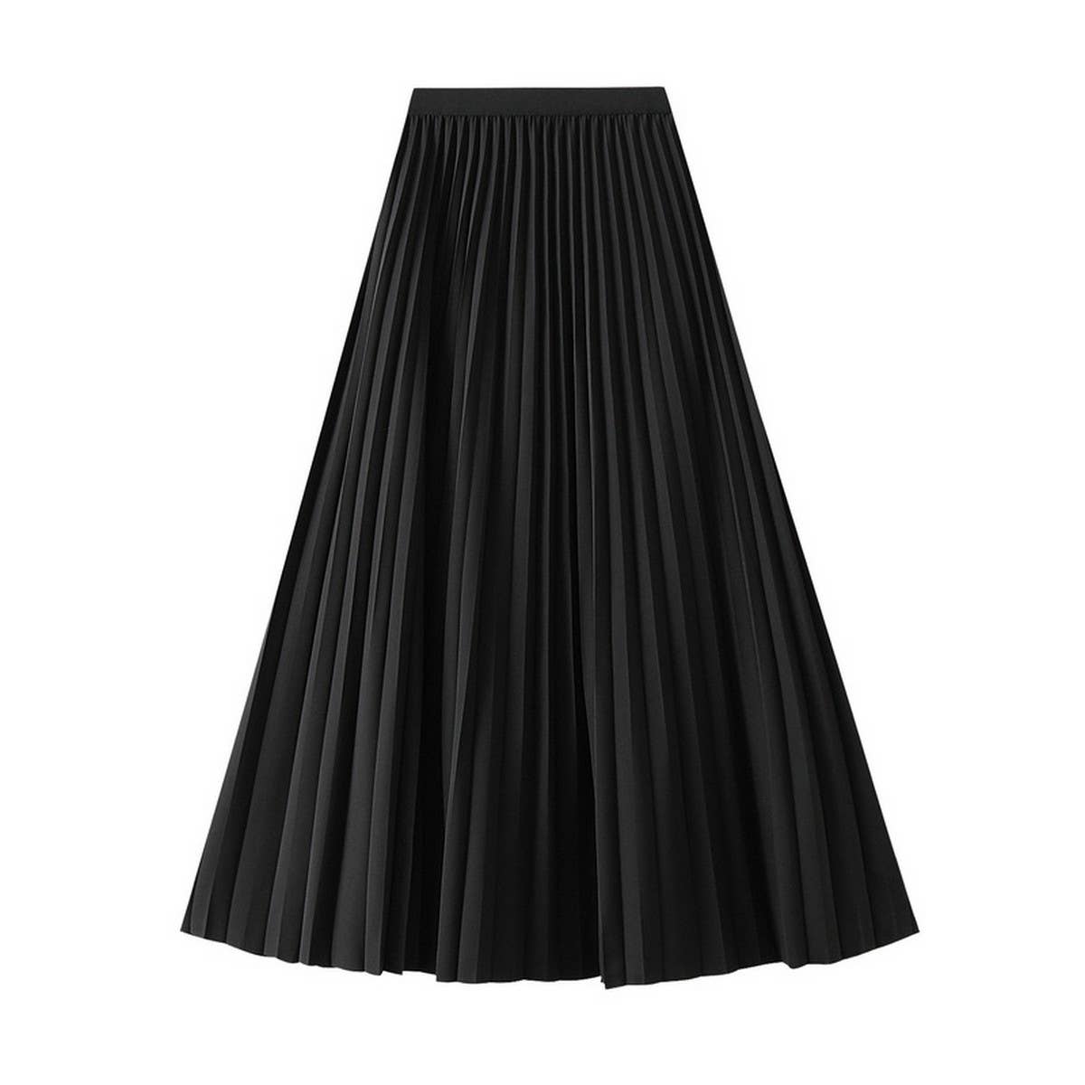 ACCORDION SKIRT LONG HIGH WAISTA-LINE PLEATEDSKIRT_CWBMS0293