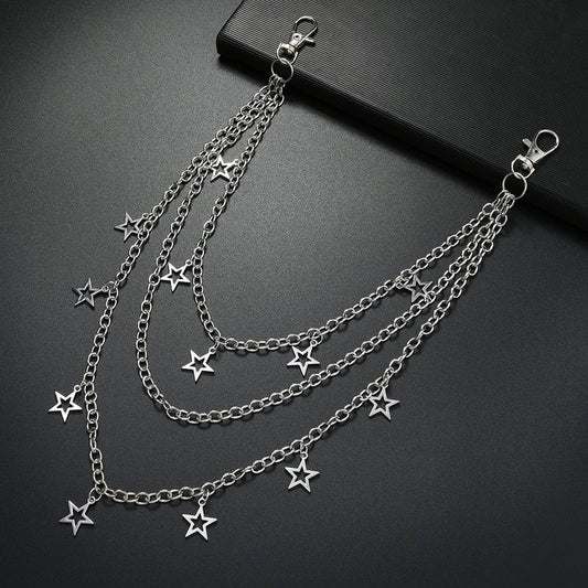MULTI-LAYER CHAIN CASUAL PUNK JEANS CHAIN