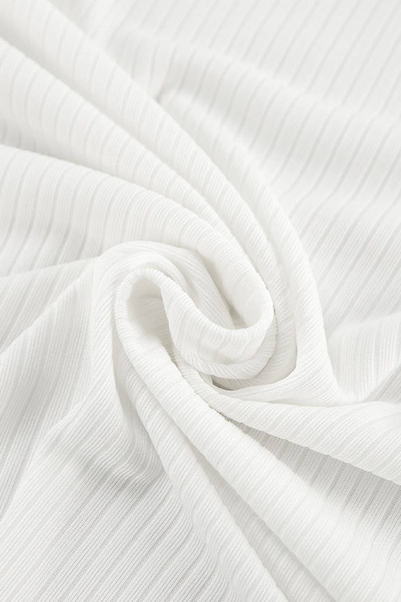 CWSPJ0402_KNITTED LONG SLEEVE SUSPENDER SHORTS PAJAMA SET