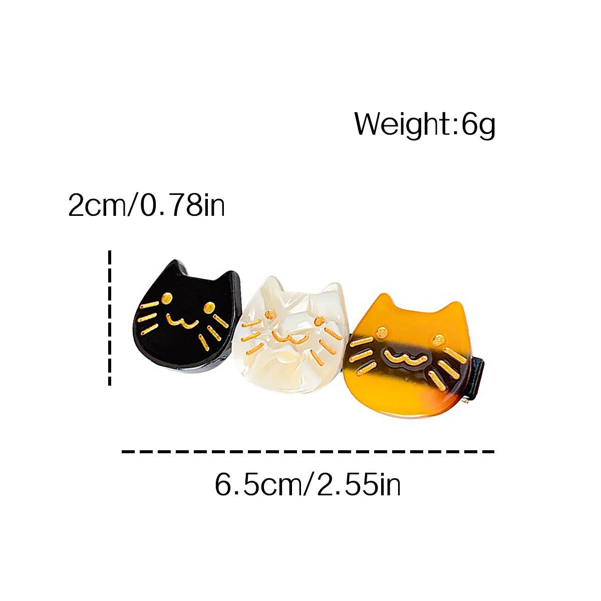 Side clip with sweet and elegant bangs hair clip