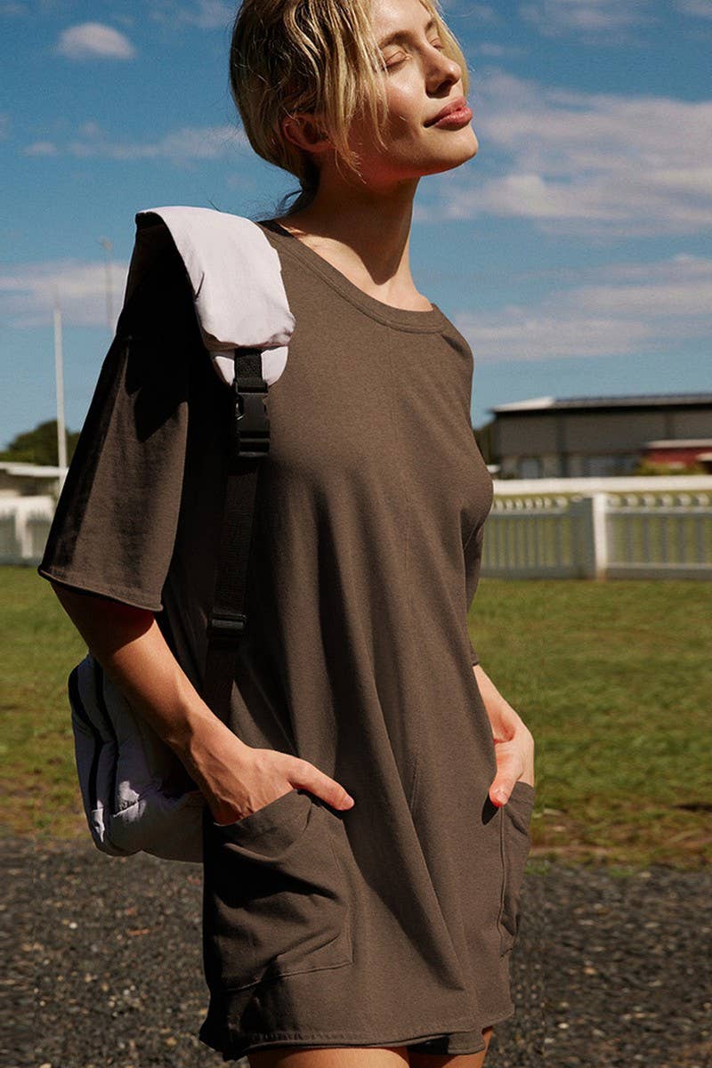 CWSJS1750_LOOSE CASUAL PANTS BACKLESS SEXY JUMPSUIT