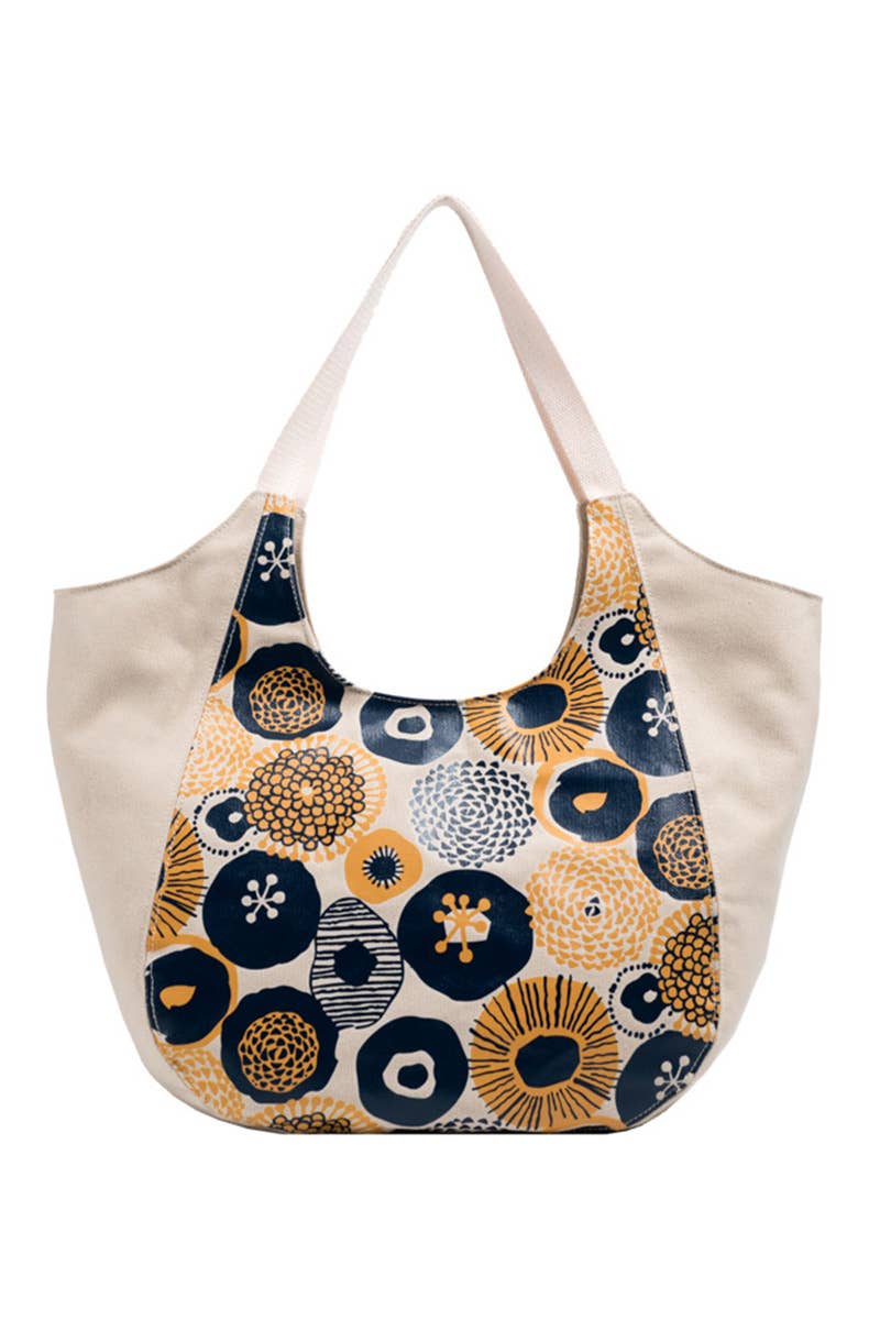 MODERN PATTERNED CASUAL CANVAS SHOULDER BAG_CWAB0511
