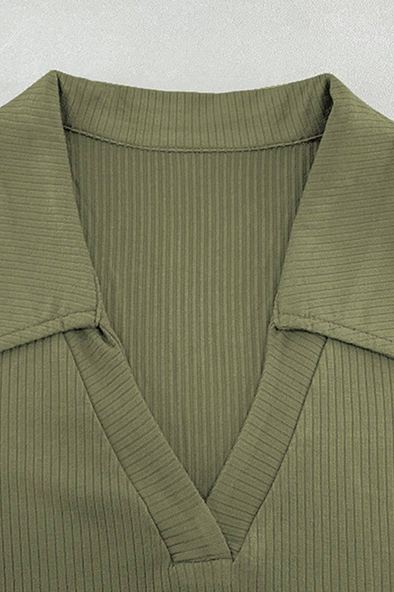 CWTBLS1810_SLIM FIT POLO COLLAR SHORT SLEEVE T-SHIRT