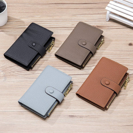 MULTIFUNCTIONAL KEY COIN PURSE SMALL LEATHER WALLET_CWAB3818