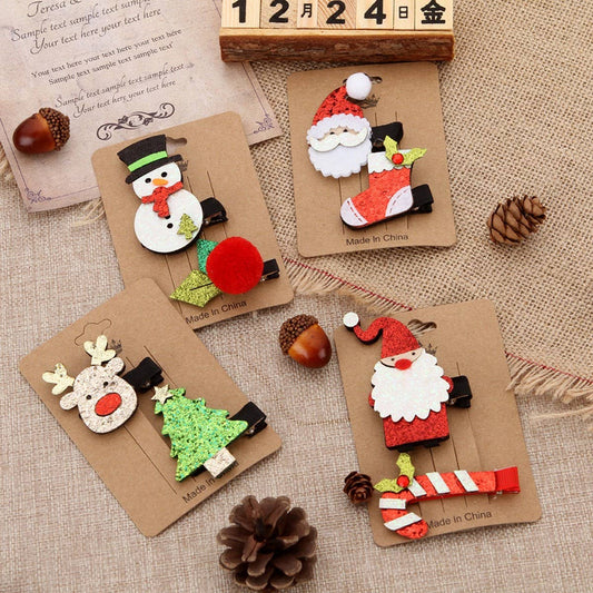 CUTE LITTLE CLIP COMBINATION CHRISTMAS HAIRPIN