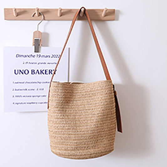 WOMEN NEW VERSATILE SHOULDER WOVEN BAG_CWAB1879