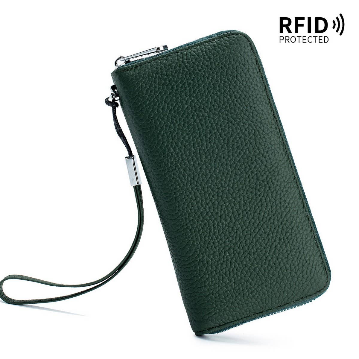 TOP LAYER COWHIDE CLUTCH SOFT LEATHER SIMPLE WALLET_CWAB3708
