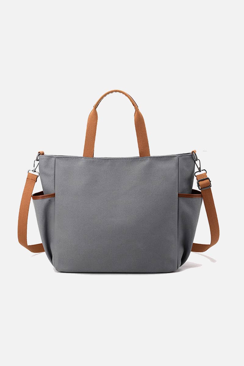 STORAGE POCKET LARGE CANVAS MESSENGER BAG_CUAB0099