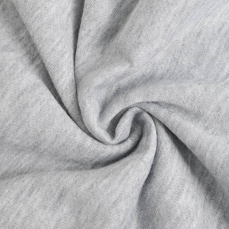 Fleece thickened solid-color hooded sweatshirt