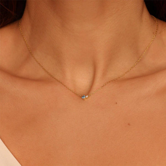 12 BIRTHSTONE VINTAGE LITERARY NECKLACE_CWAJE1595