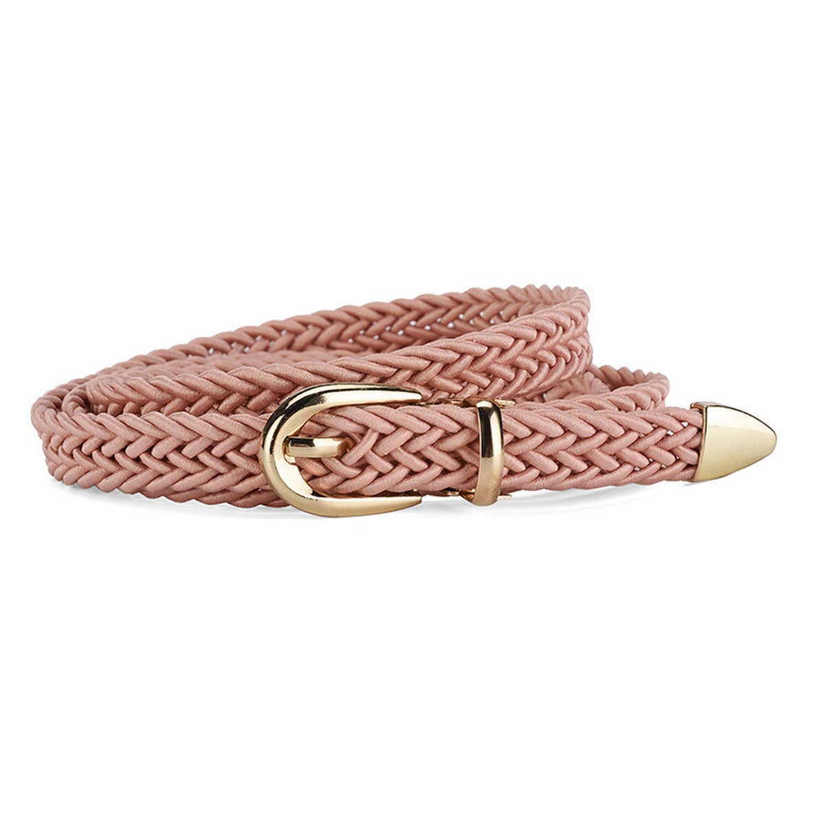 WOMEN BRAIDED PIN BUCKLE DETACHABLE BELT_CWABE0361