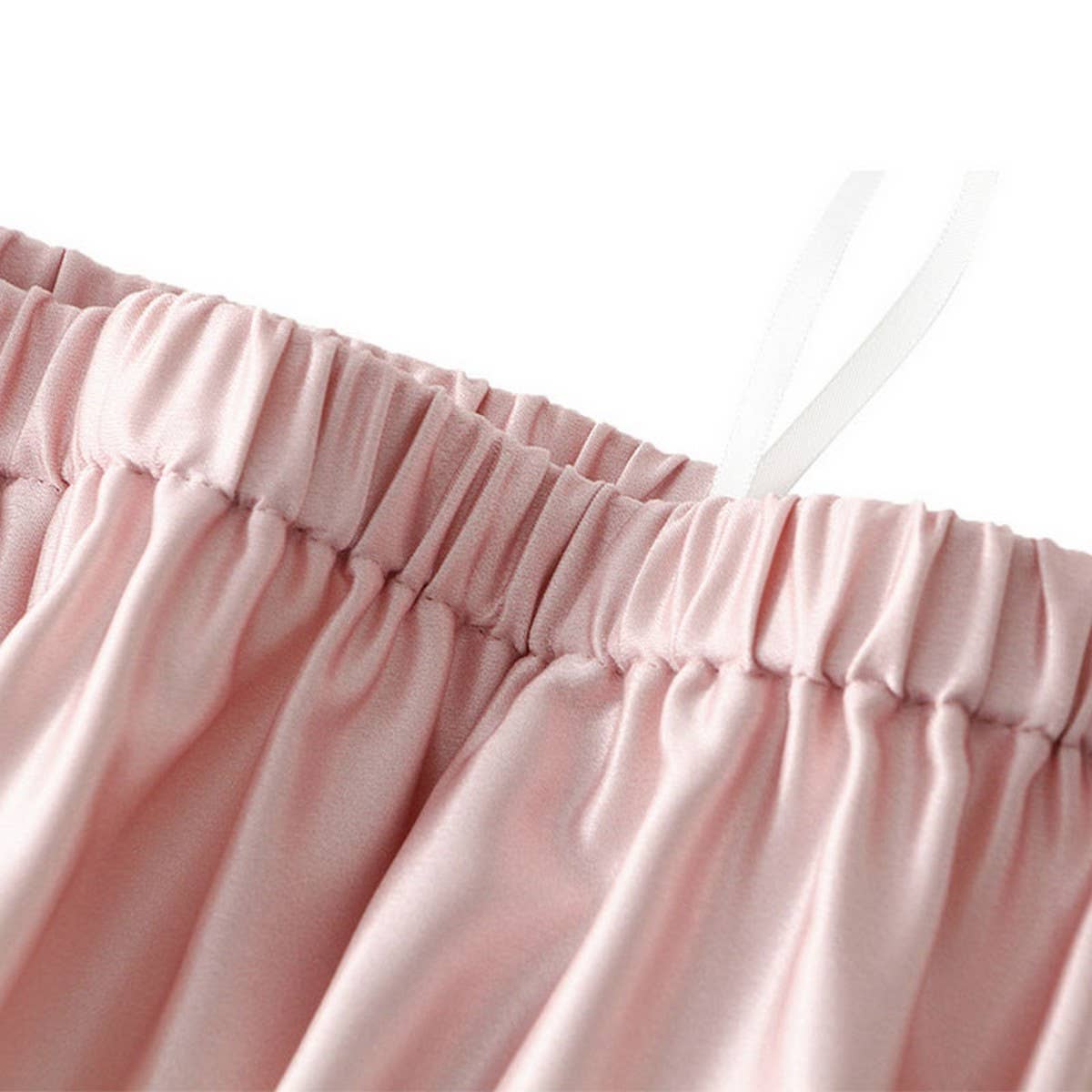 Satin High-Waist Fishtail Bodycon Midi Skirt
