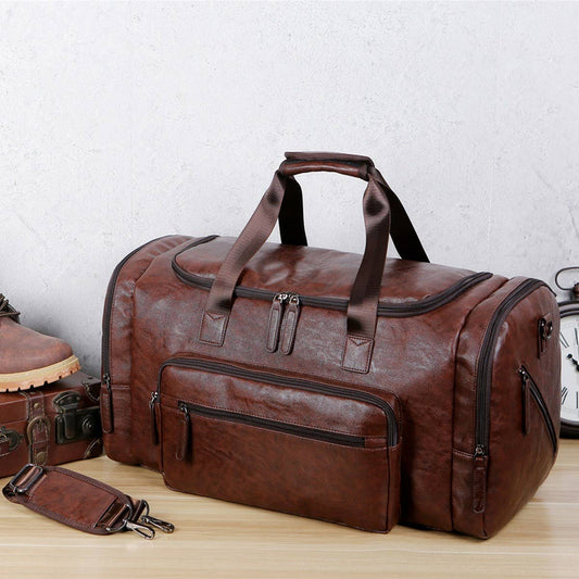 Large Waterproof Travel Bag with L Initial_CWAB5165