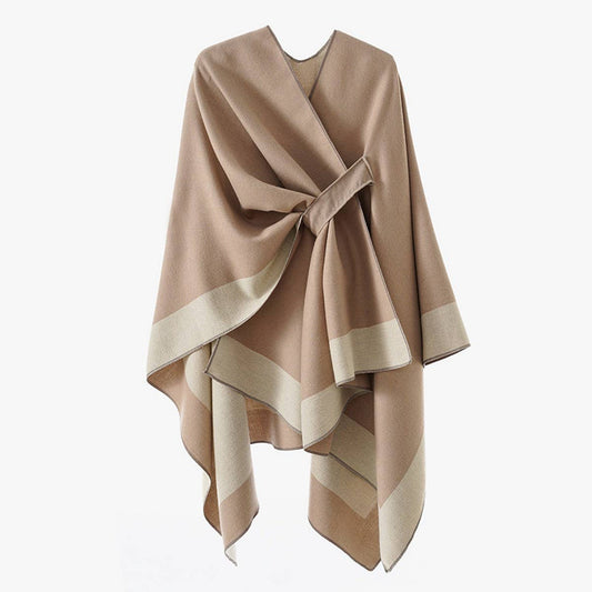 NEW DOUBLE-SIDED SOLID COLOR WARM SHAWL FOR WOMEN