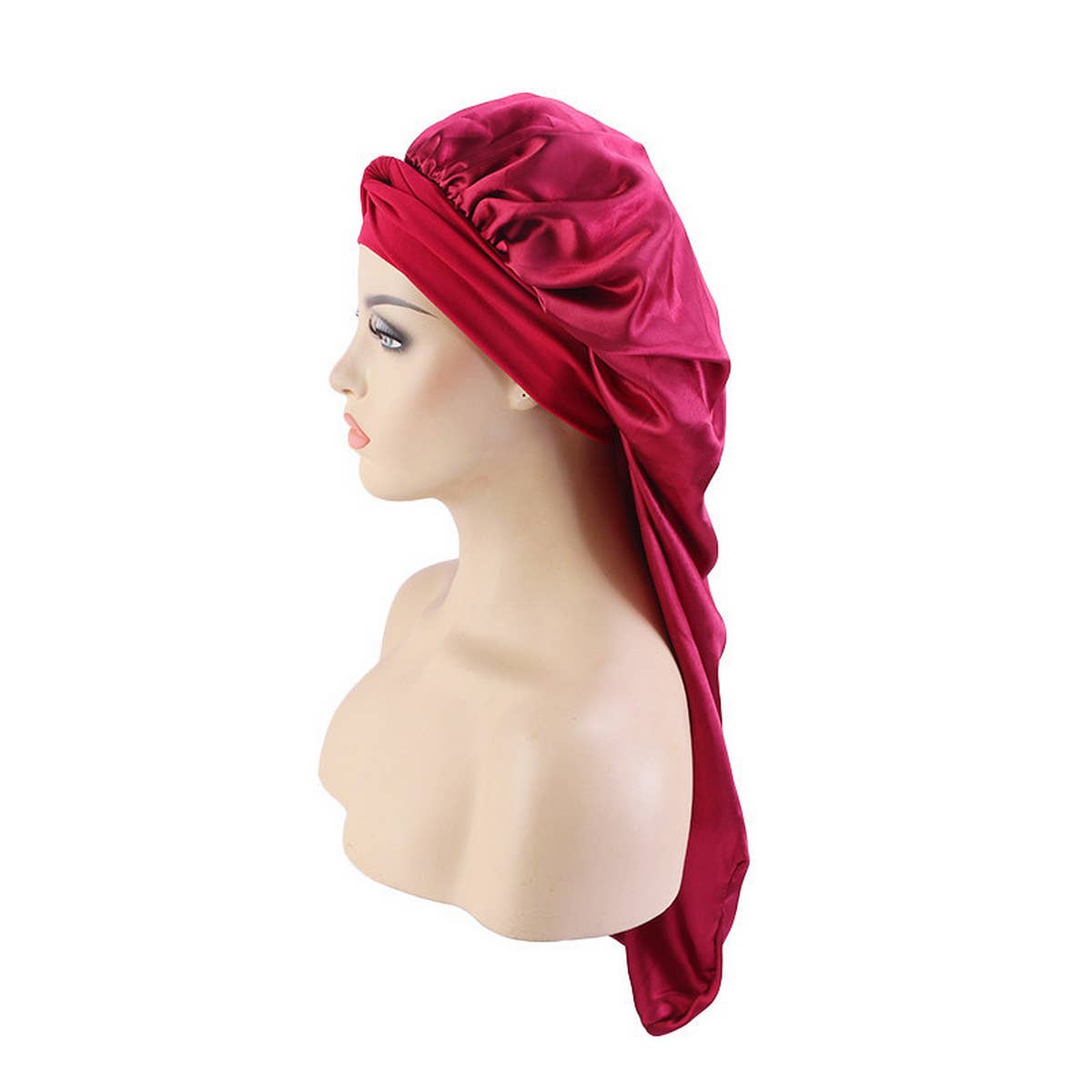 ADJUSTABLE STREAMER LONG NIGHTCAP_CWAH1484