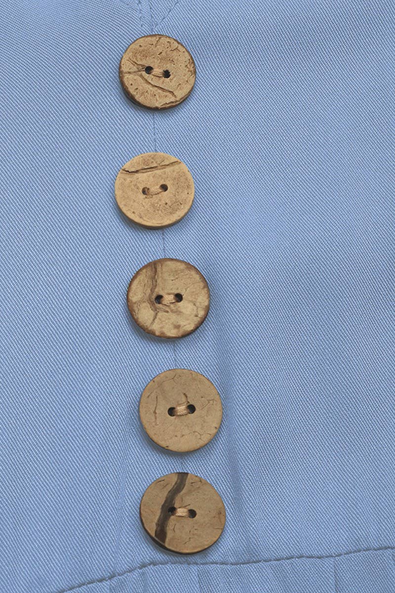 CWDMD4211_A-LINE SOLID COLOR MID-LENGTH STAND COLLAR DRESS