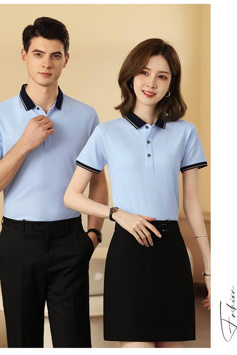 CWTBLS02447_SHORT-SLEEVED CASUAL TOPS FOR WORK AND WEEKENDS