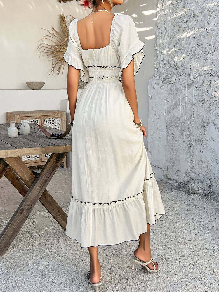 Bohemian Casual Reversible Short Sleeve Dress