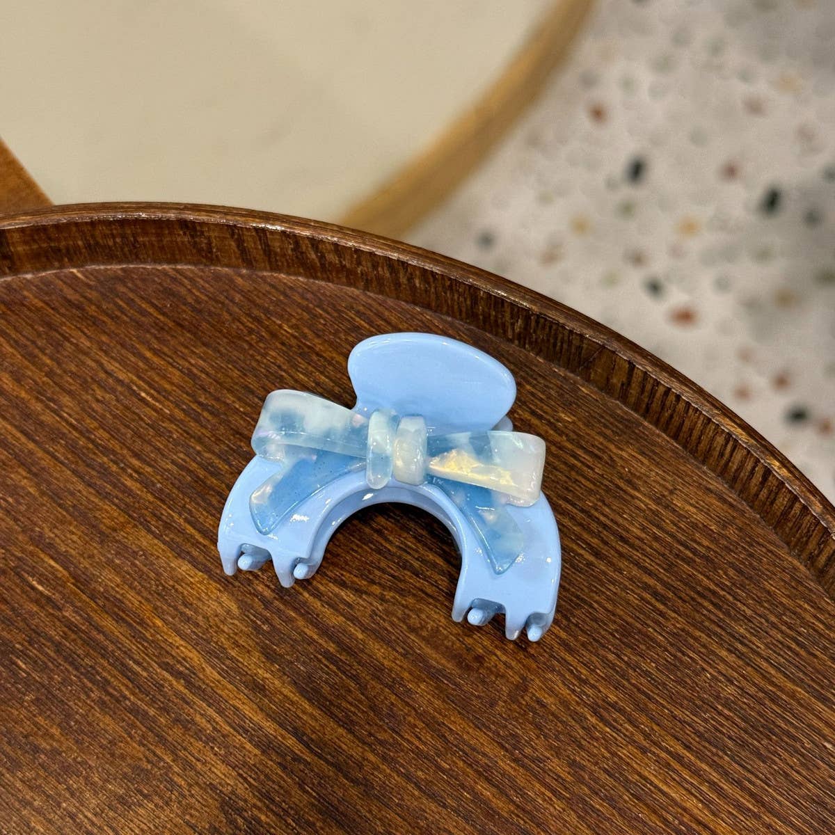 CWAHA4522_HIGH-END SEMI-CIRCULAR BOW HAIR CLIP