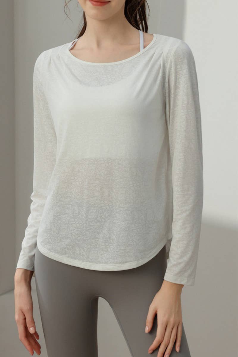 CWTBLL3757_LOOSE FITNESS HIGH-END BEAUTIFUL BACK YOGA CLOTHE