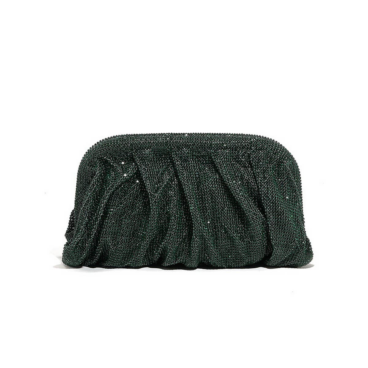 LUXURY HANDMADE RHINESTONE CLOUD CLIP EVENING BAG_CWAB3591