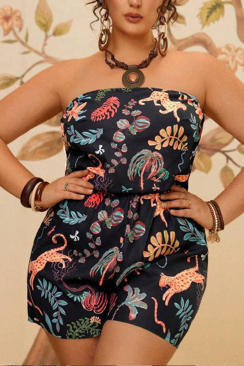 CWSJS00256_PRINTED HIGH-WAISTED OFF-THE-SHOULDER JUMPSUIT