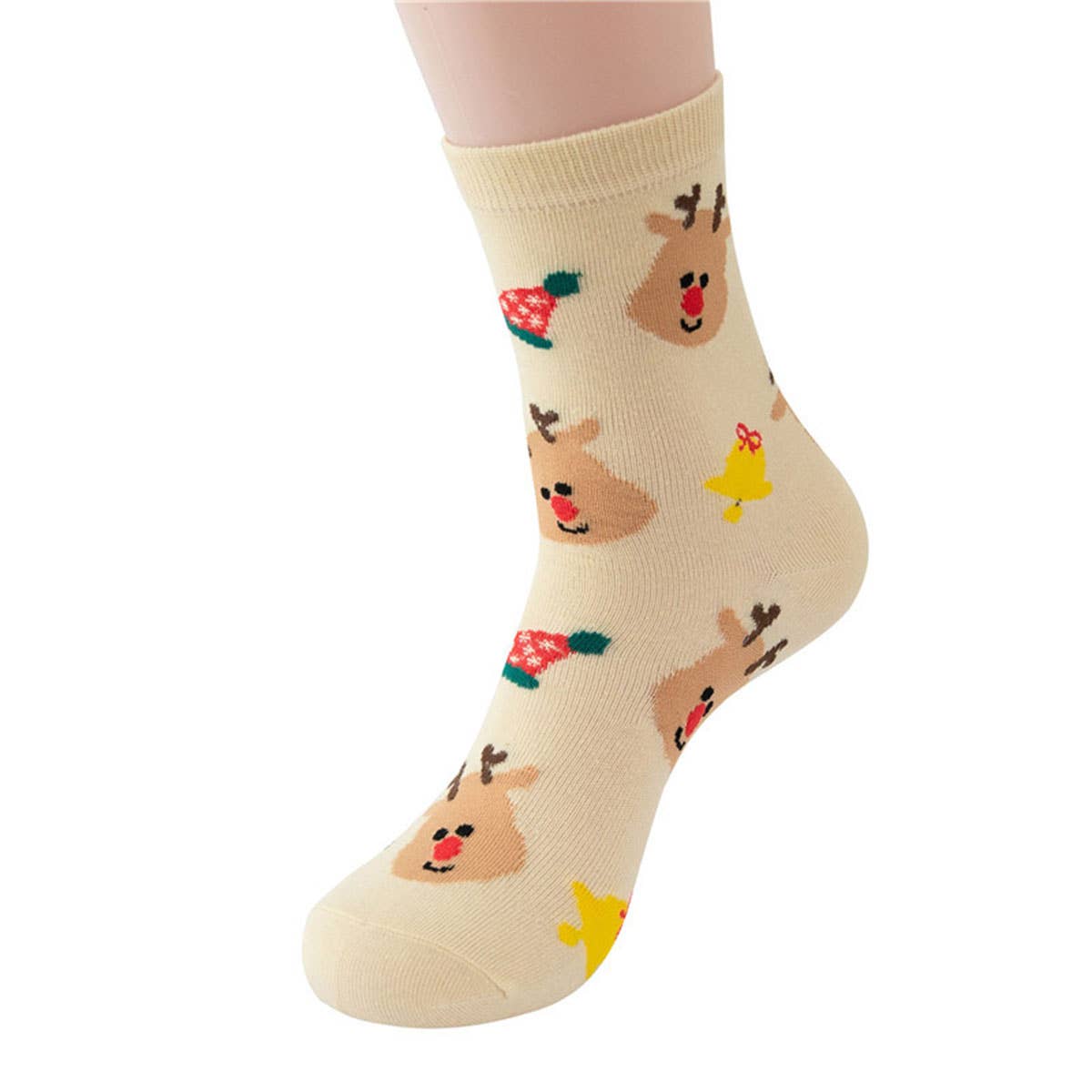 SANTA CLAUS CUTE CHRISTMAS PATTERN CREW SOCKS