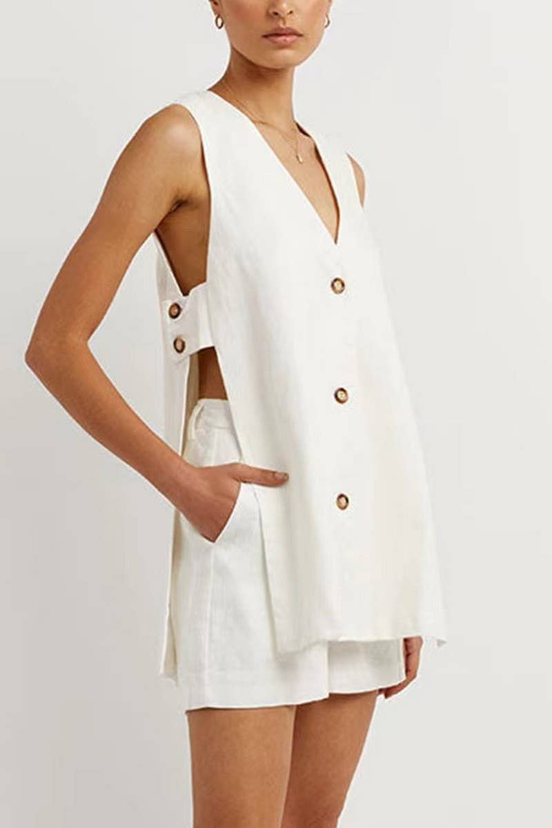 CWSTB2051_COTTON SLEEVELESS SHORTS PAJAMA SET