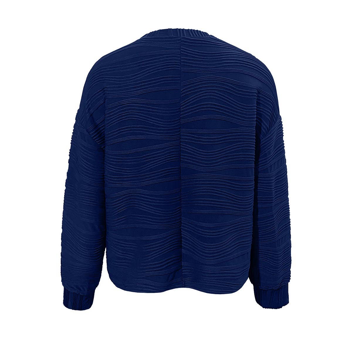 Classic casual knit solid color pullover hoodie