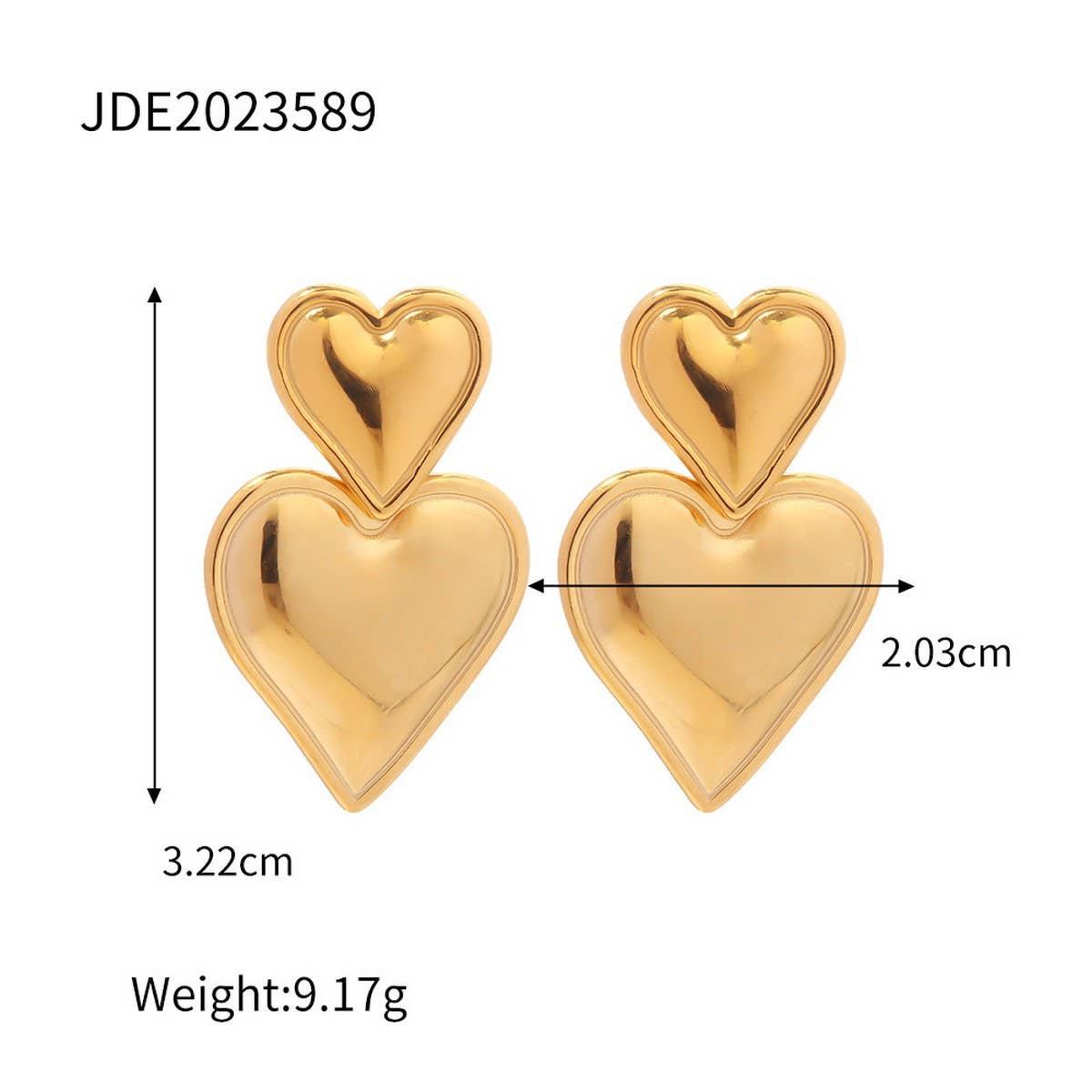 PERSONALIZED HIGH-END GOLD PIGMENT HOOP EARRINGS_CWMM2350