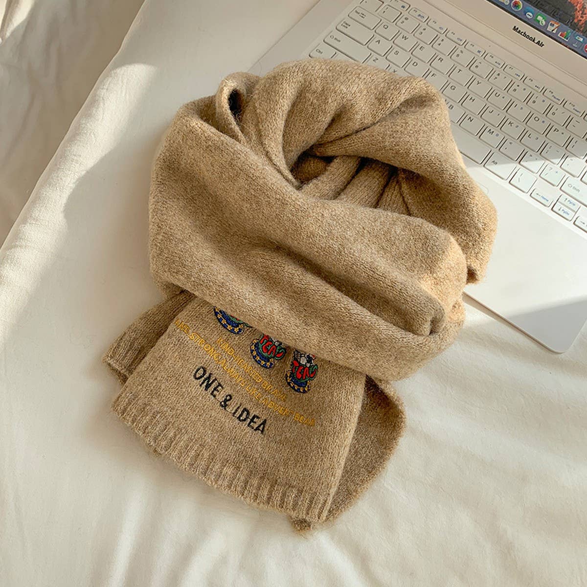 Bear Wool Scarf ??Soft Knitted Winter Neck Scarf_CWASC1505