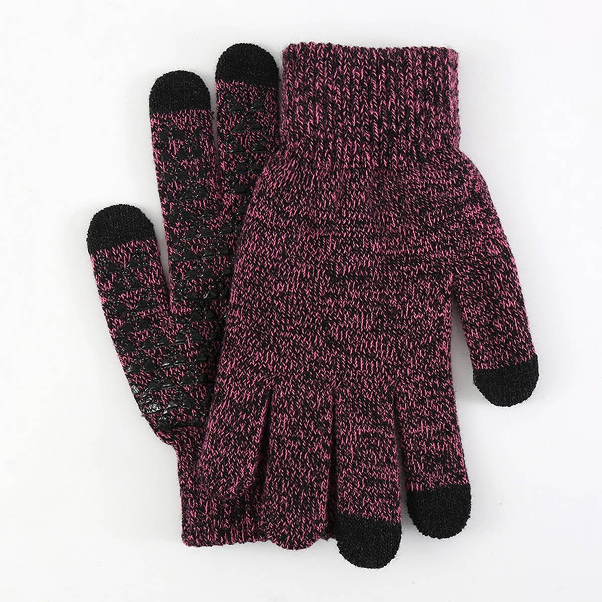 CWAG00547_OVERSIZED WINTER KNIT TOUCHSCREEN GLOVES