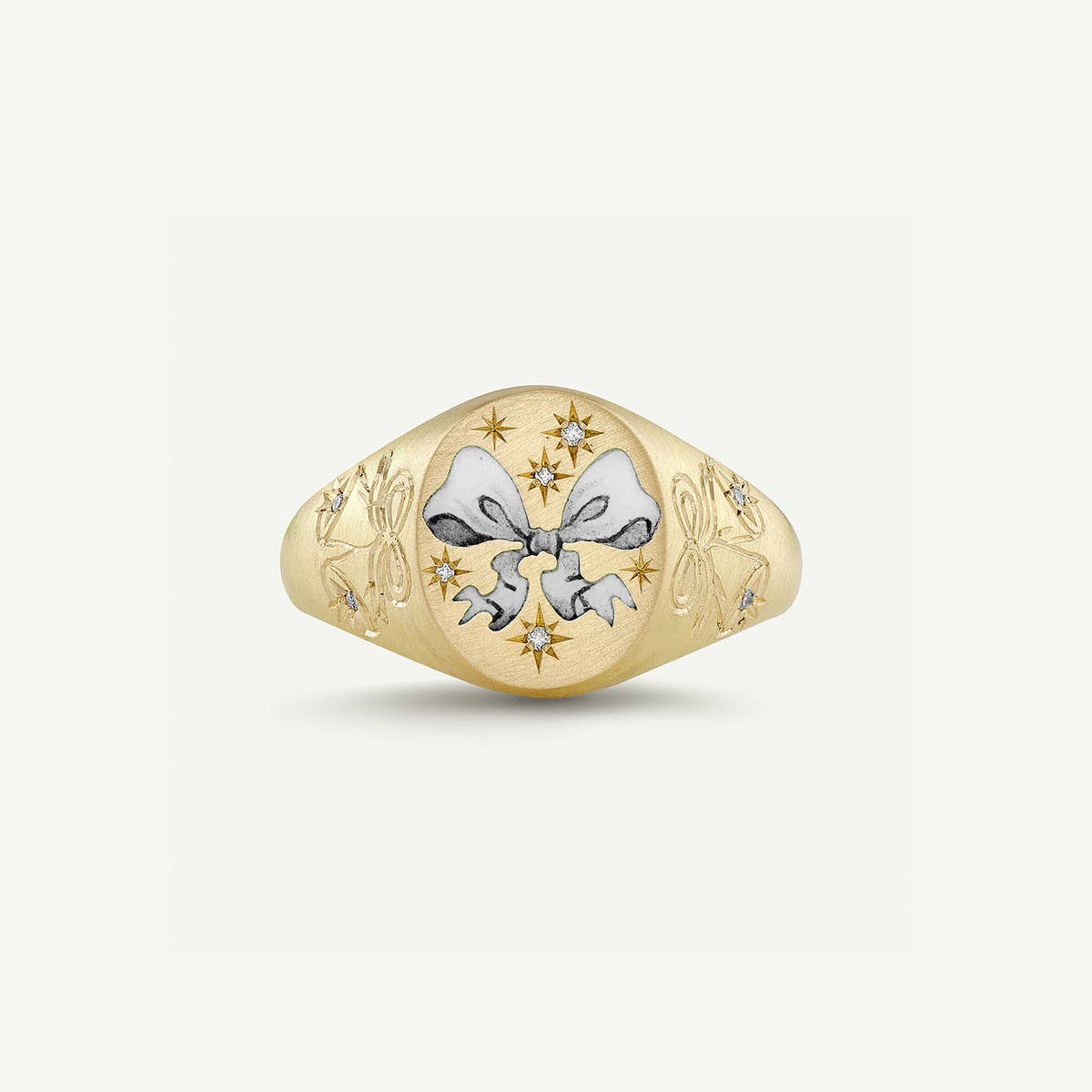 Stainless Steel Fashion Painted Rhinestone Ring_CWMM5706
