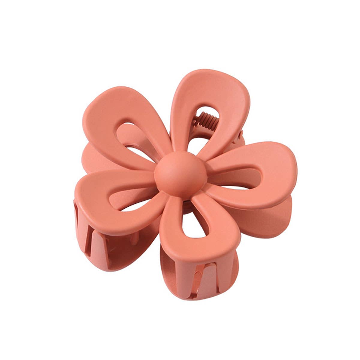 Matte Acrylic Flower Hair Claw Clip for Women_CWAHA0404