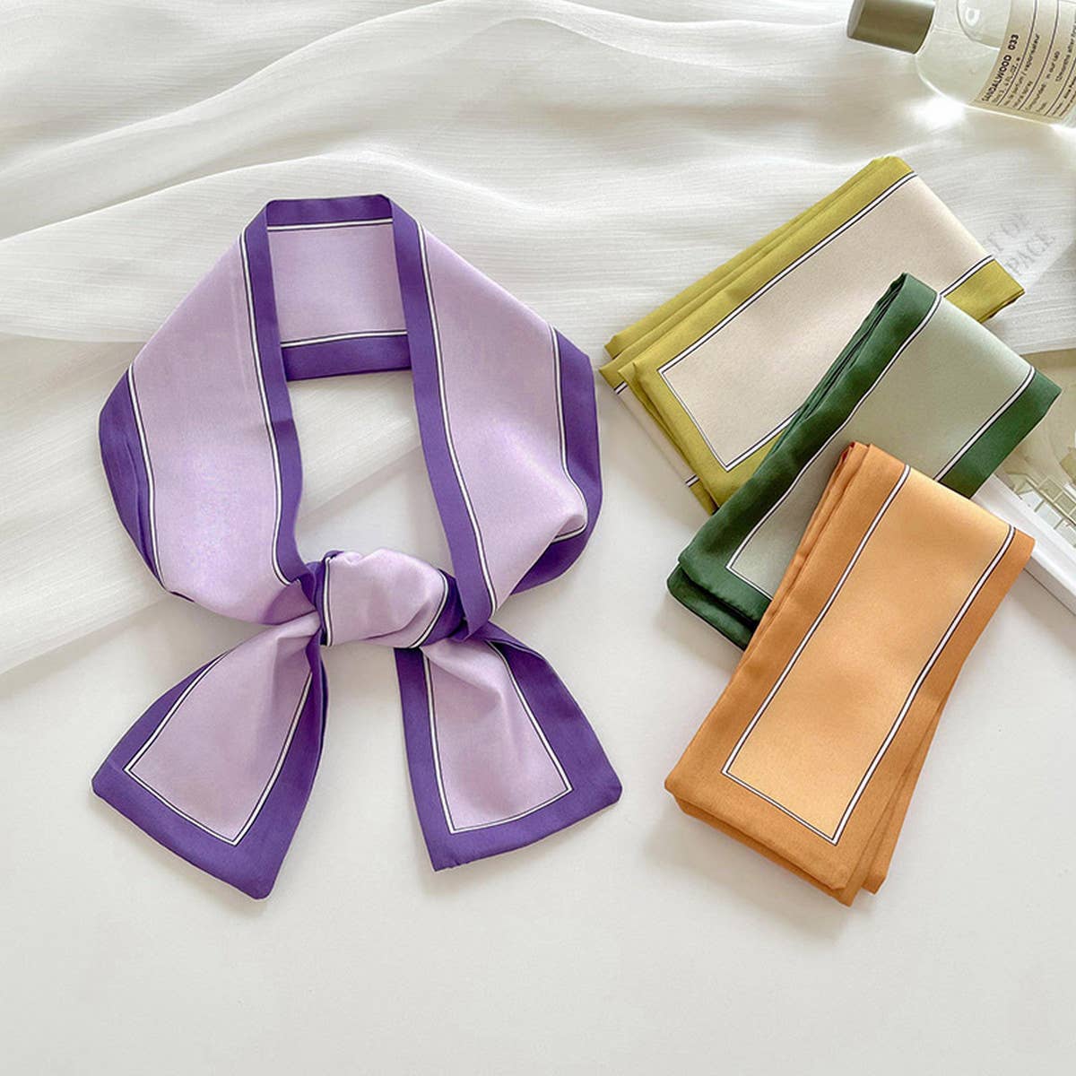 Long Thin Ribbon Scarf ? Ponytail, Neck, or Purse