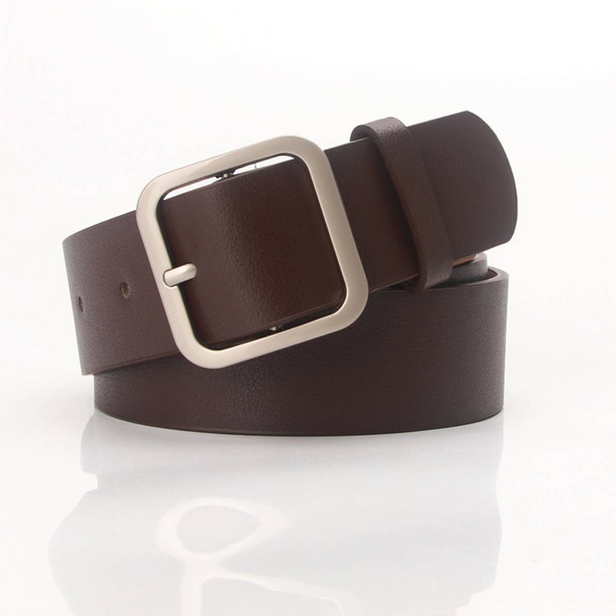 CWABE0925_CASUAL SQUARE BUCKLE BELT