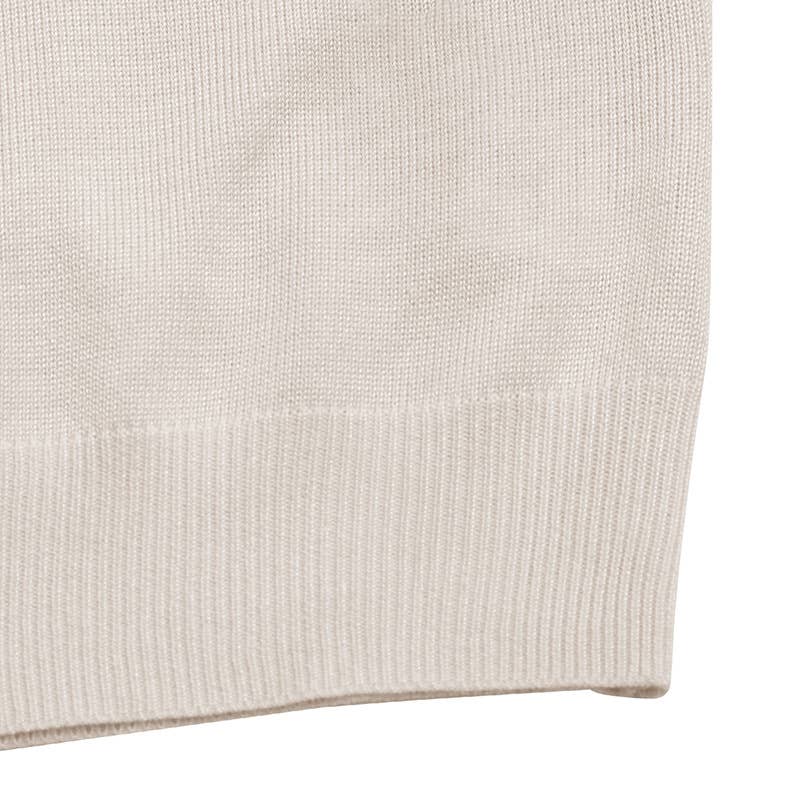 CREW-NECK LONG-SLEEVED SOLID COLOR SWEATER