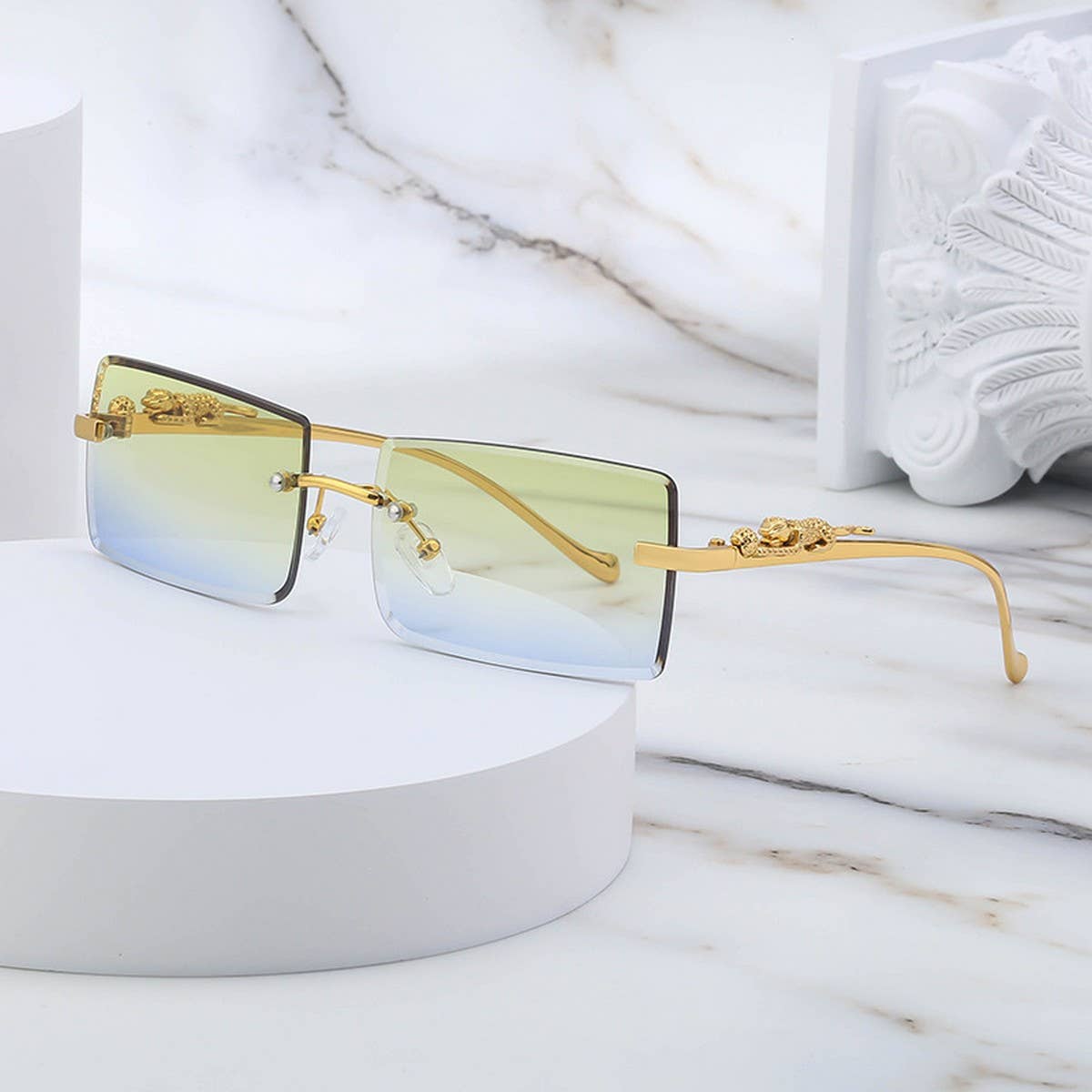FASHION SQUARE FRAME LEOPARD SUNGLASSES_CWASG0735