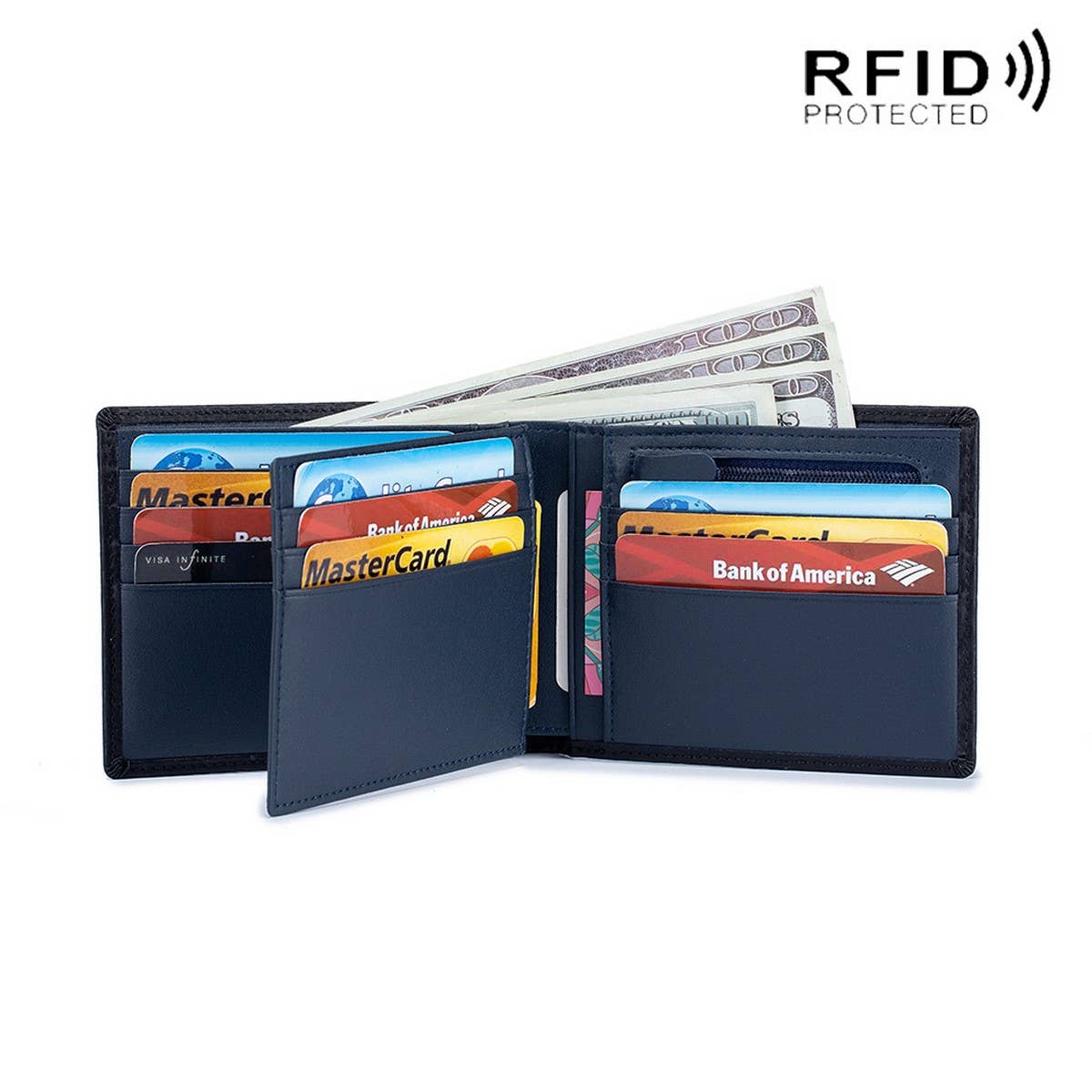 FASHION THIN COIN LEATHER MULTI-LAYER WALLET_CWAB3782