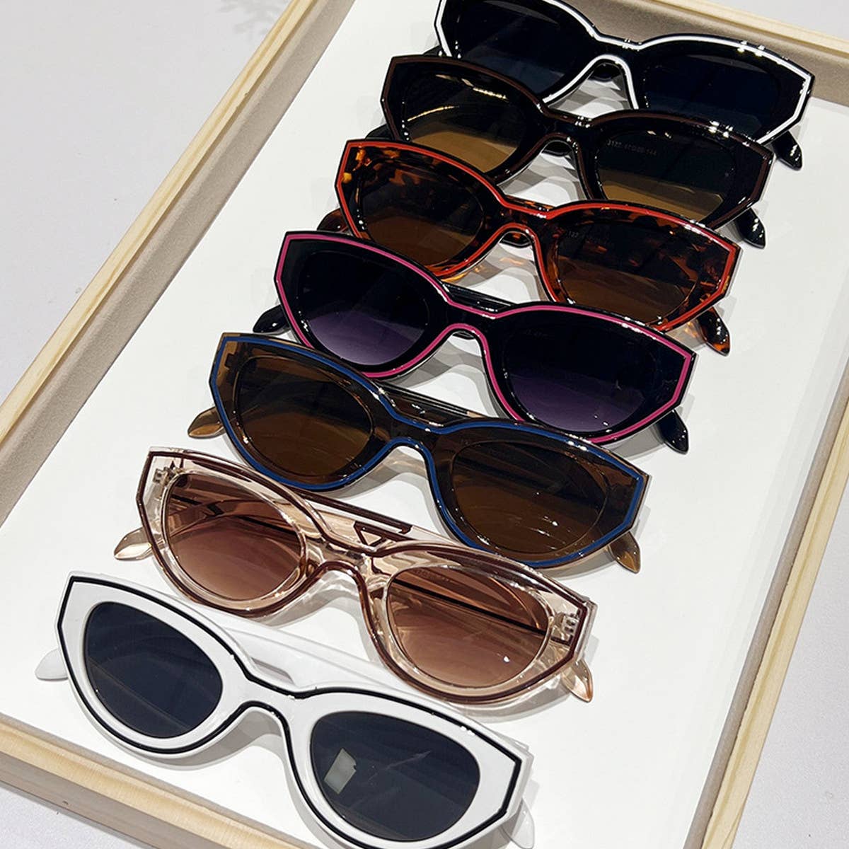 PAINTED CAT-EYE SUNGLASSES_CWASG0420