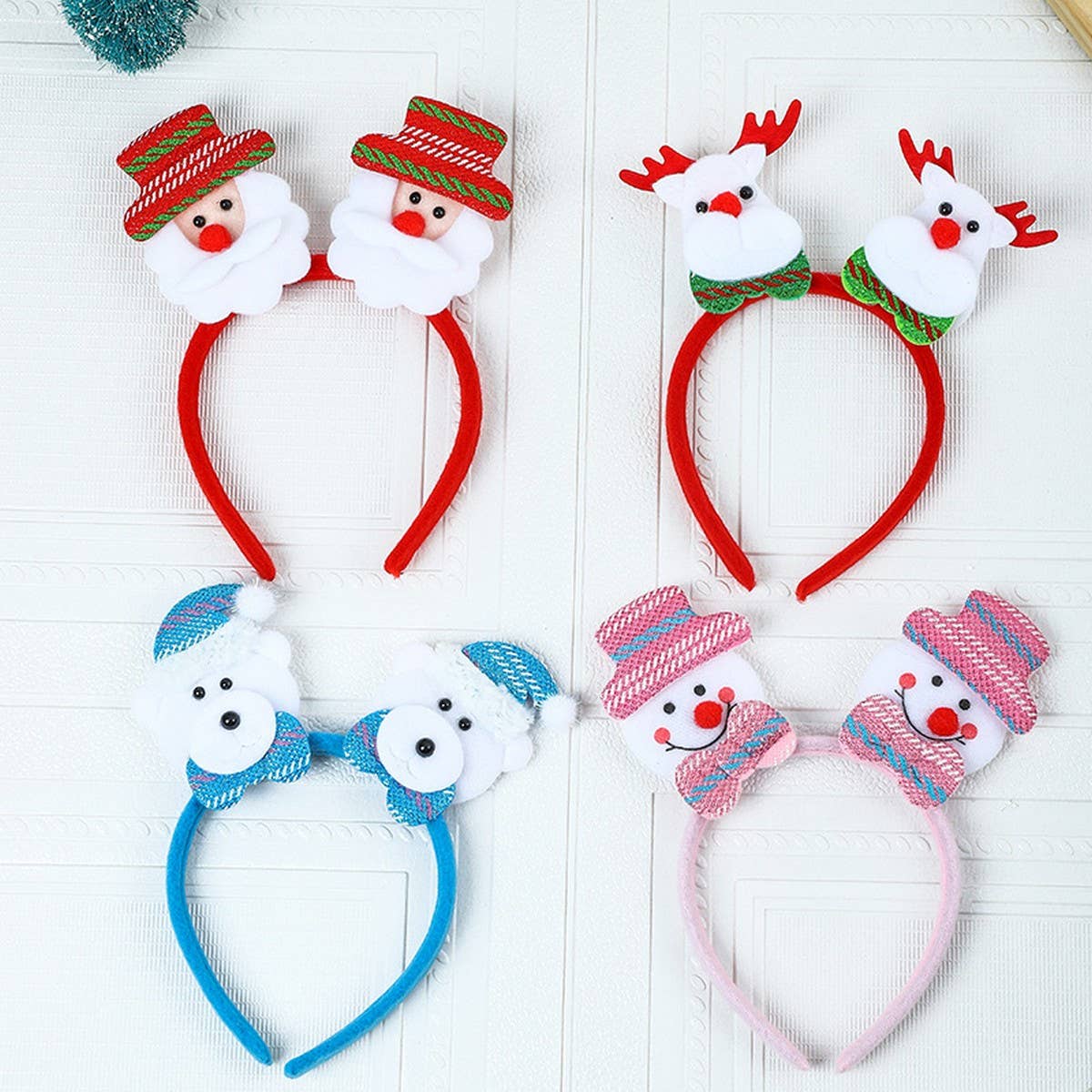 CHRISTMAS LIGHTED HEADBAND HEADBAND ORNAMENTS